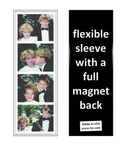 Magically magnetic white photo - white,